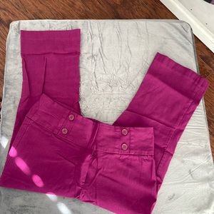 Velucci stretch capri pants